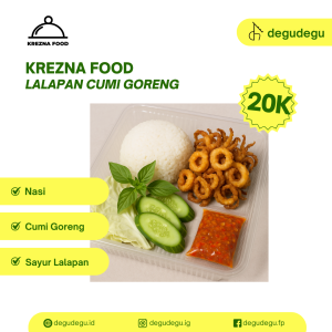 Nasi Kotak Cumi Lalapan