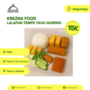 Nasi Kotak Tempe Tahu Lalapan